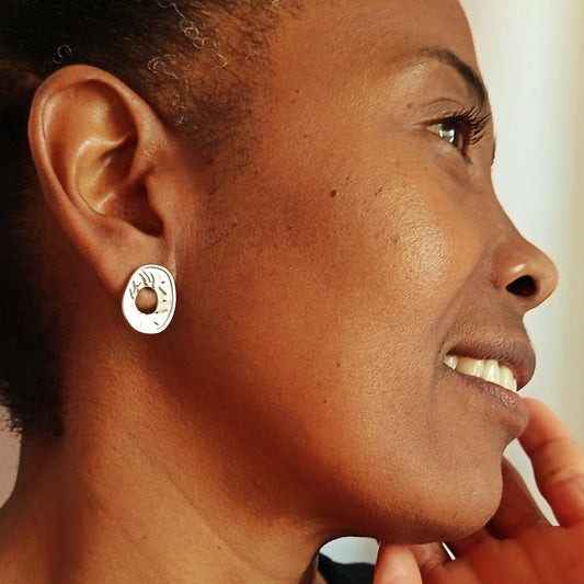 Aretes Labrados Incaicos