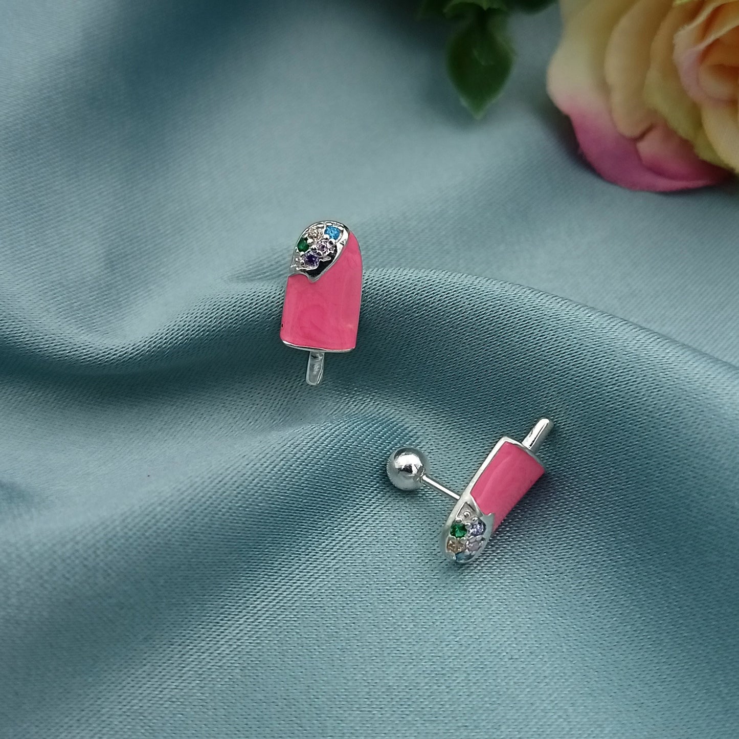 Aretes a Rosca Helados