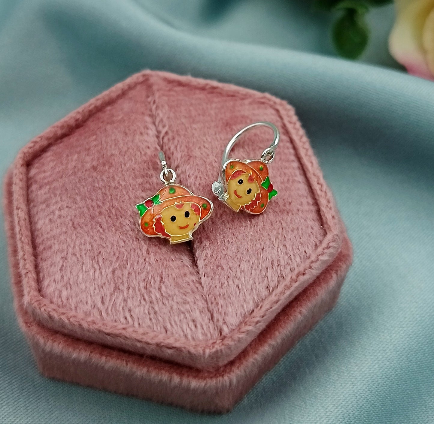 Aretes Asa Rosita Fresita