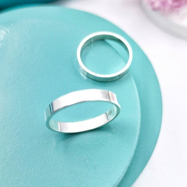 Anillos de matrimonio Classic plano Plata 925