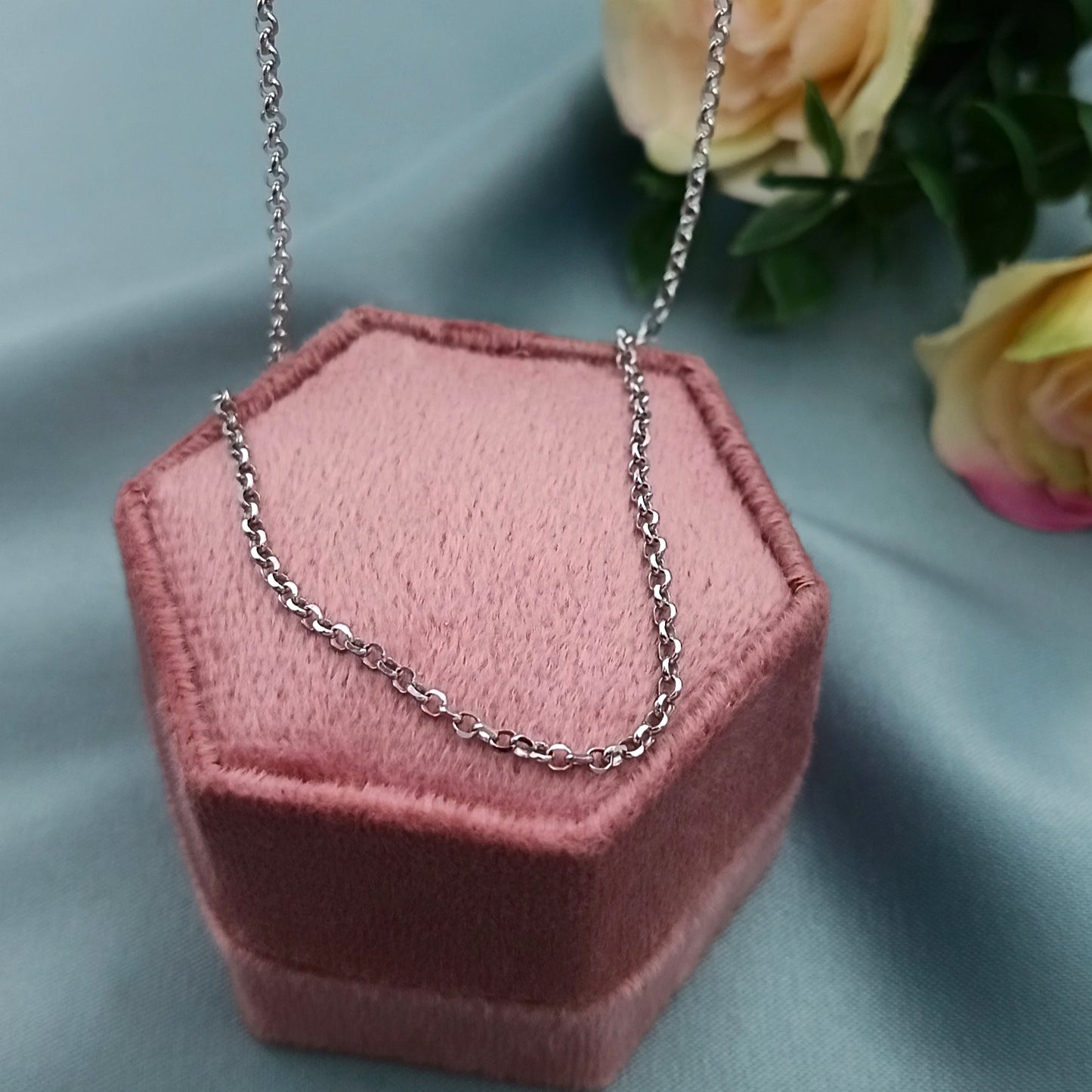 Cadena de Eslabones con Baño de Oro 1,5mm