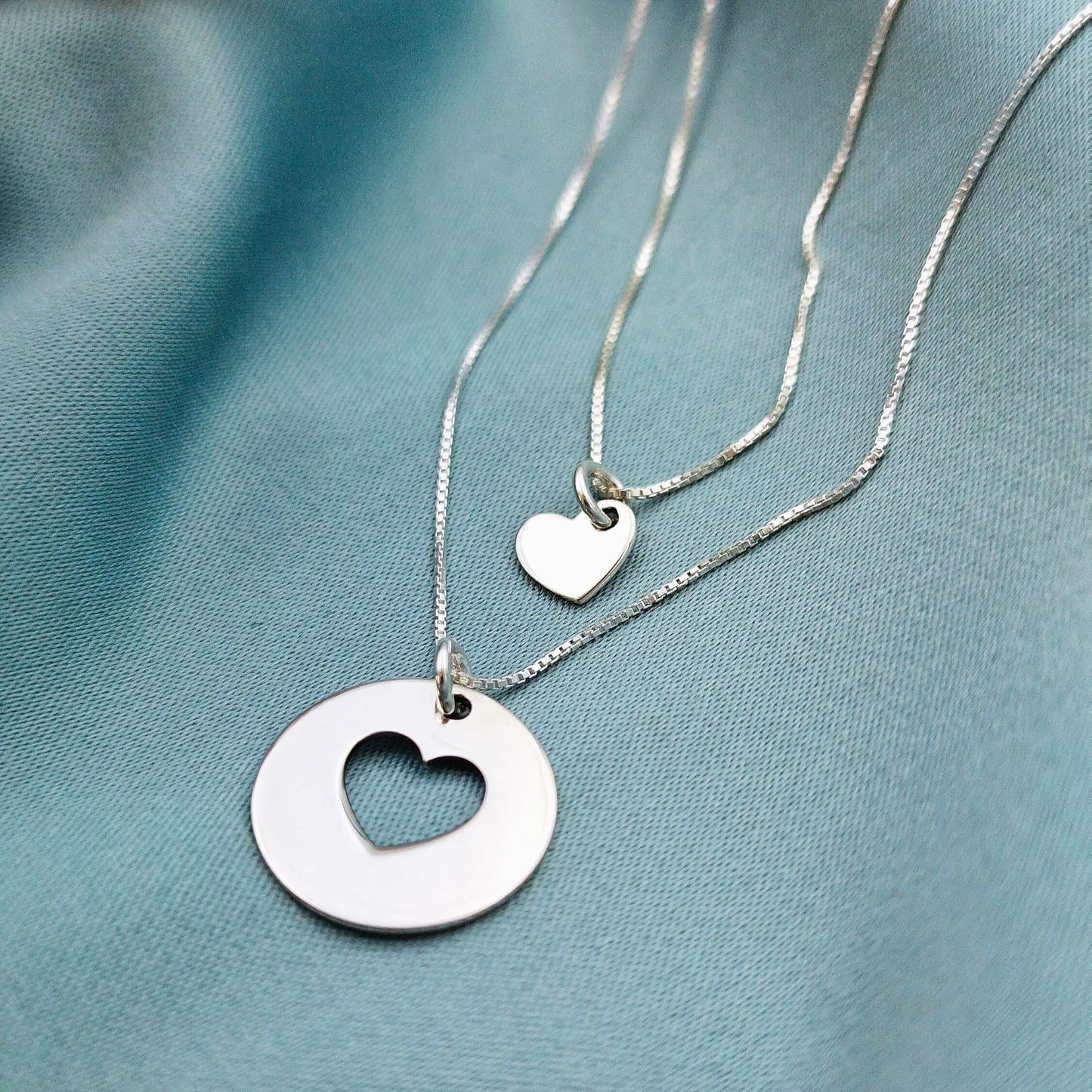 Collar Madre e Hija Corazones