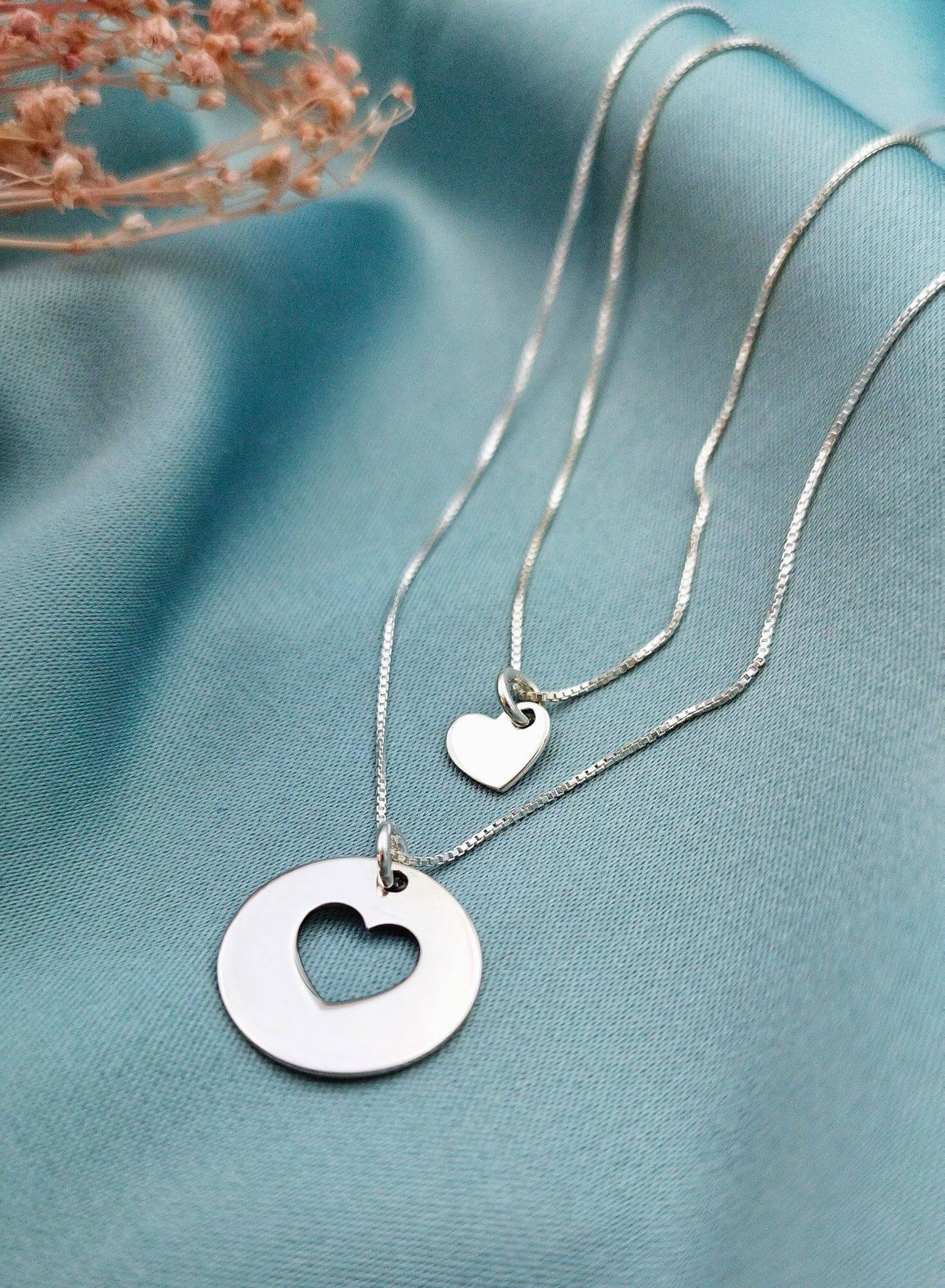 Collar Madre e Hija Corazones