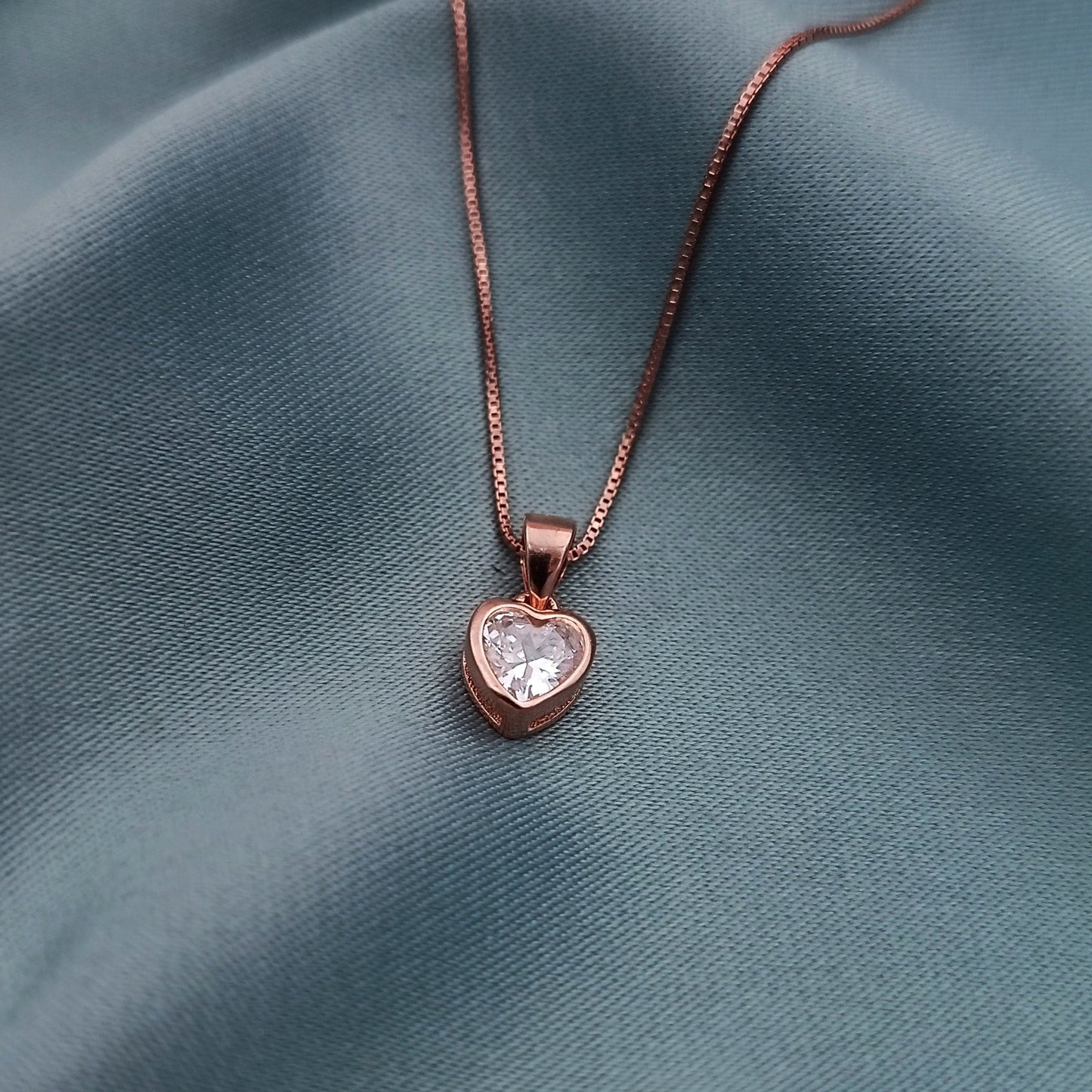 Collar Corazoncito Rosé