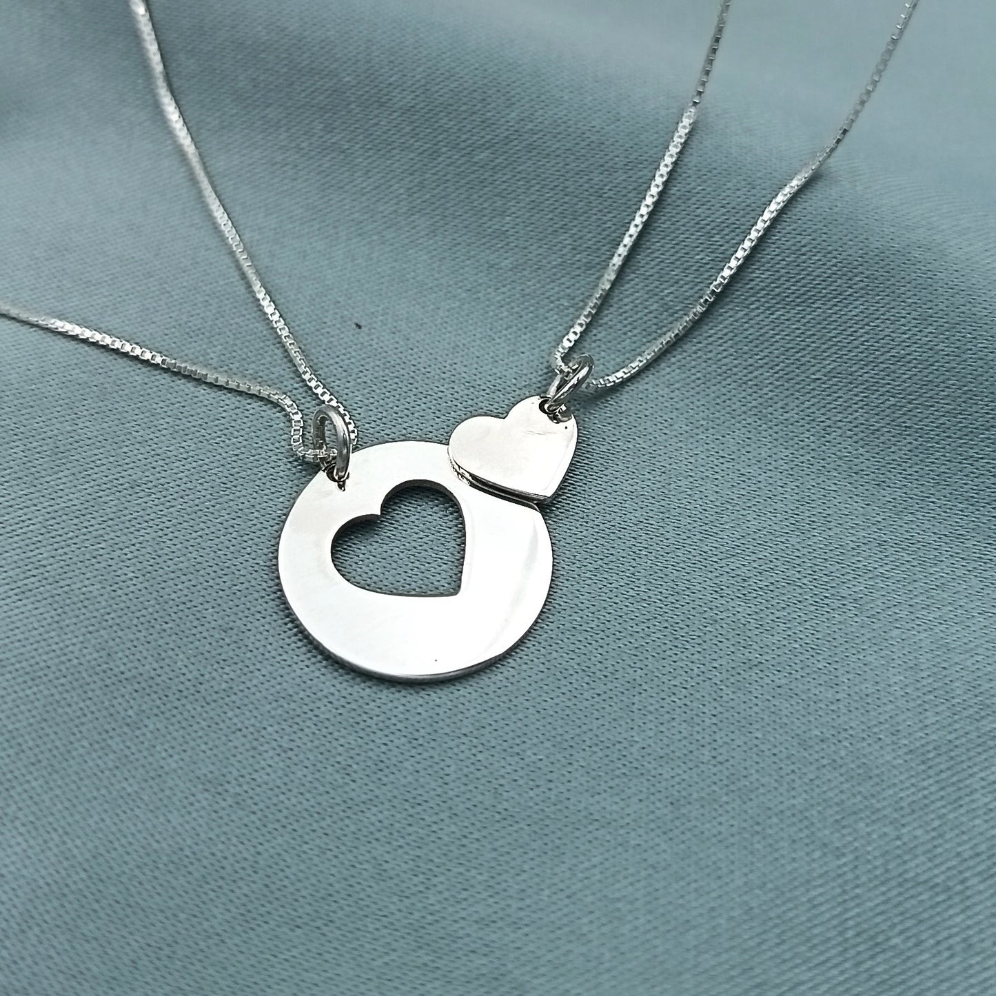 Collar Madre e Hija Corazones