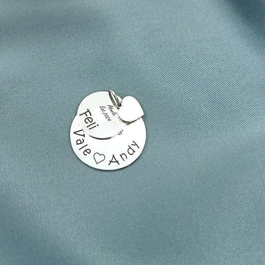 Dije Triple con Grabado