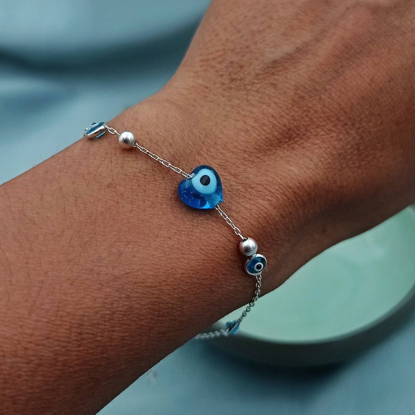 Pulsera Ojo Turco Azul