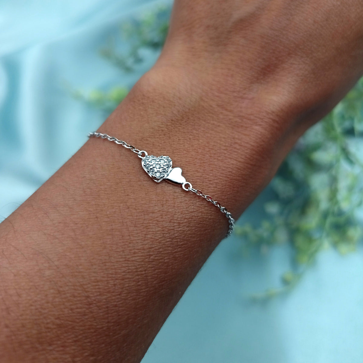 Pulsera Dos Corazones