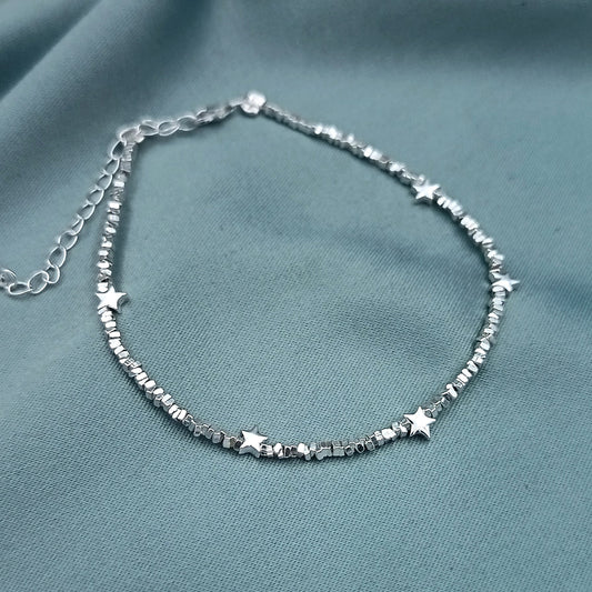 Pulsera Chaquiras Rústicas Estrellas