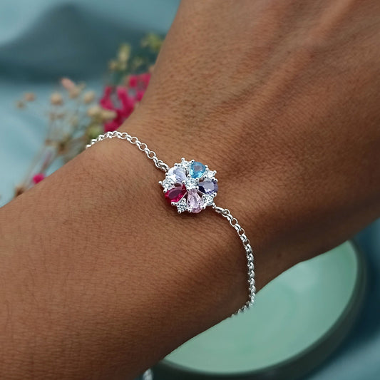Pulsera Flor Multicolor