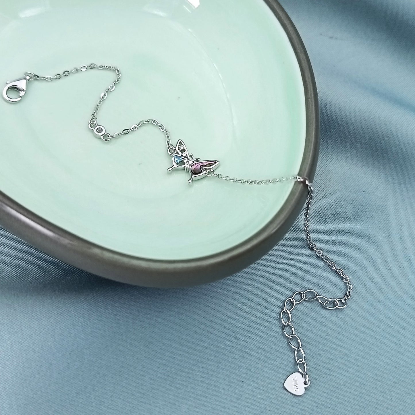 Pulsera Mariposa Nácar