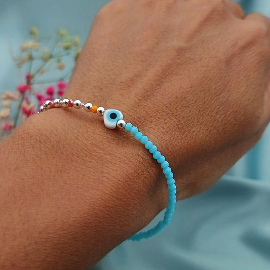 Pulsera Chaquiras Ojo Turco