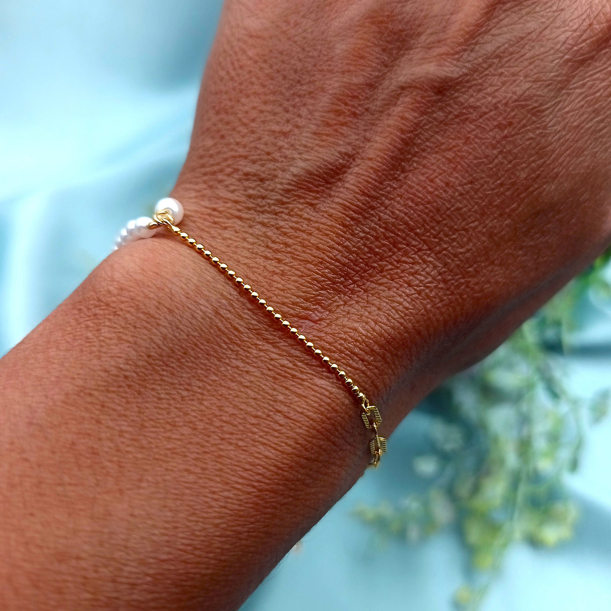 Pulsera Camino de Perlas