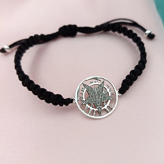 Pulsera macramé Tetragramatón