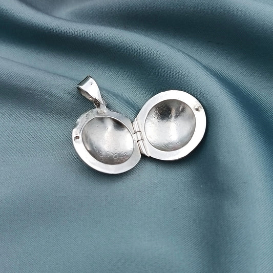 Dije Relicario Liso Cóncavo