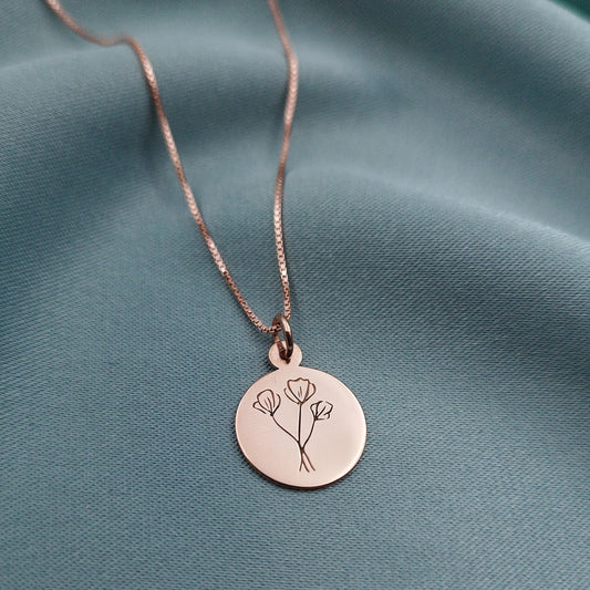 Collar Plaquita Rosé