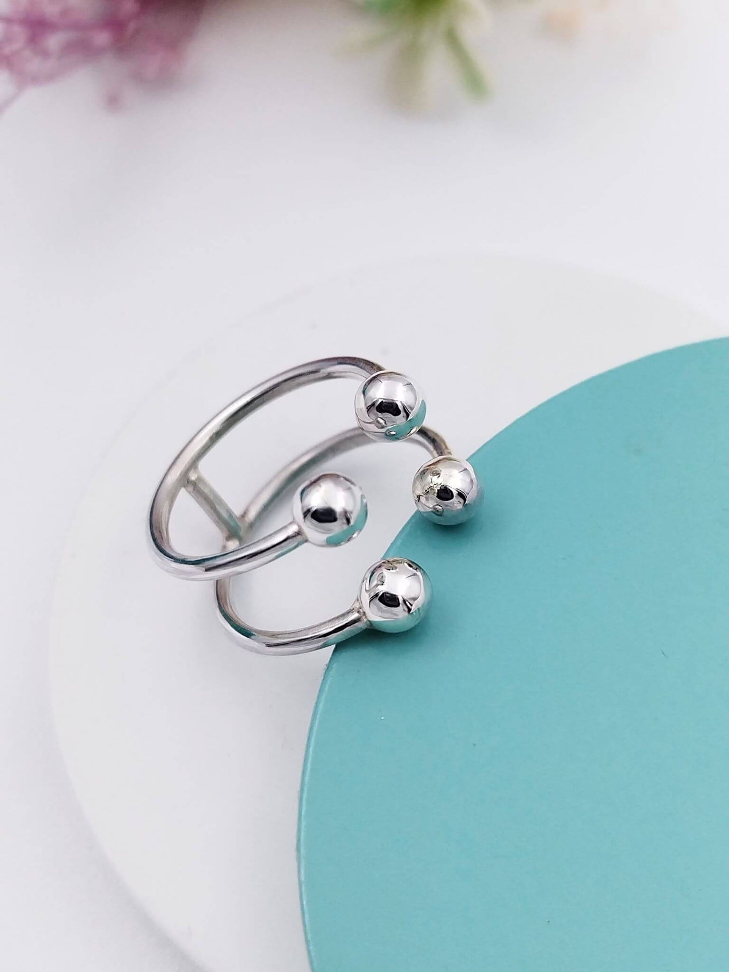 Anillo 4 bolitas