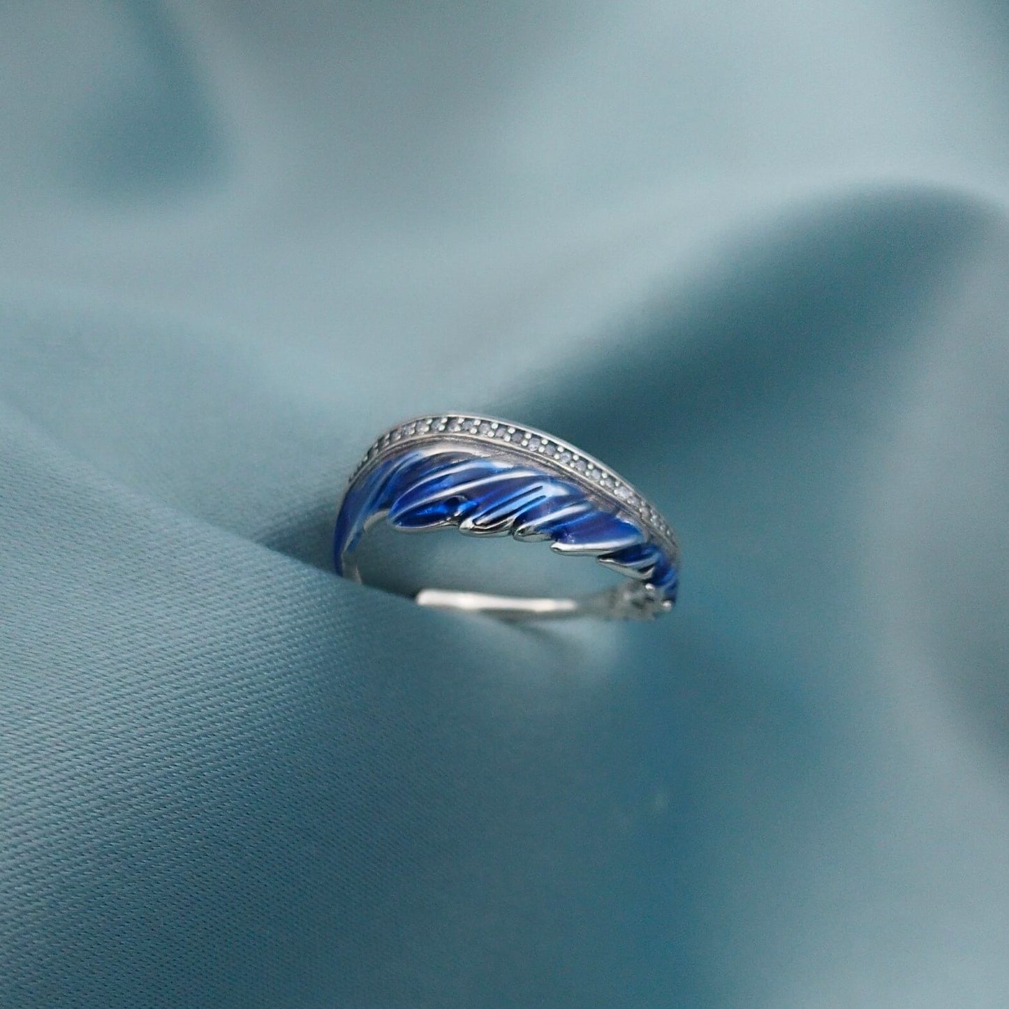 Anillo Ala esmaltada
