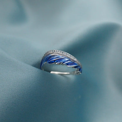 Anillo Ala esmaltada