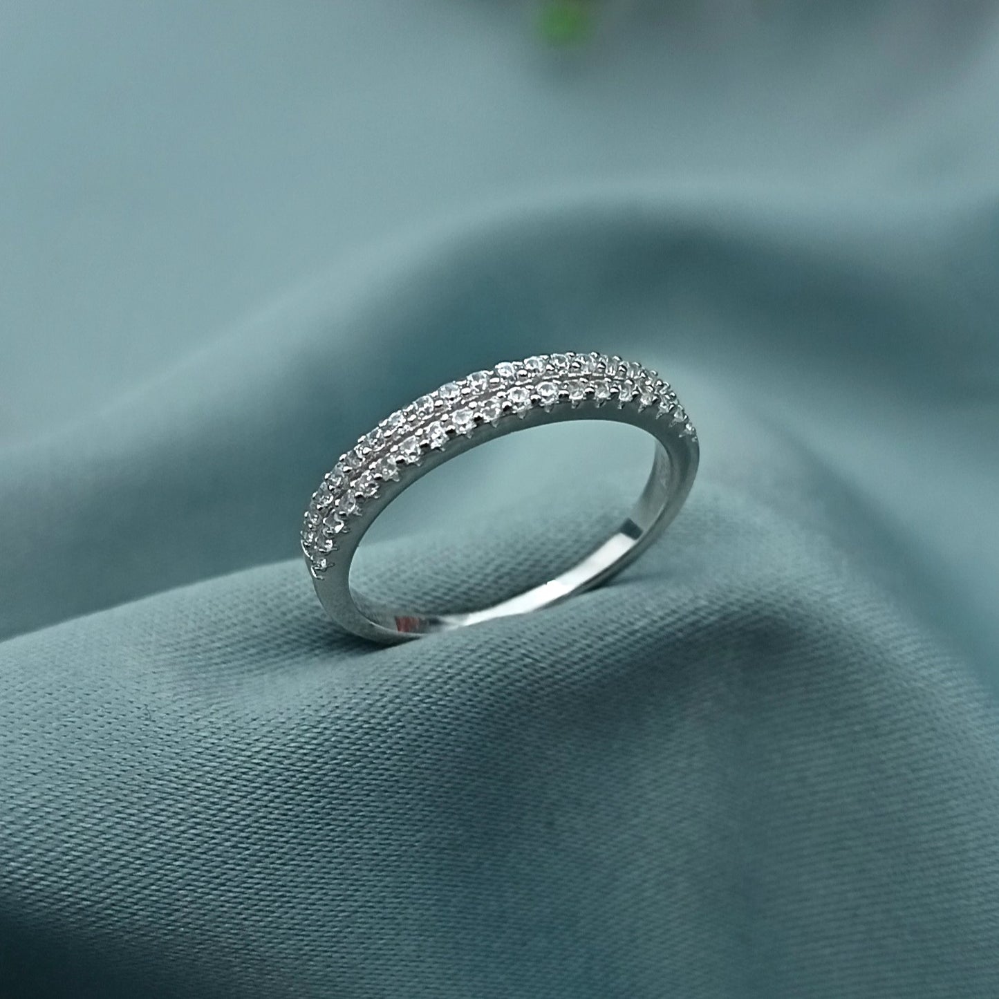 Anillo Medio Sin Fin Doble Hilera 2.5mm