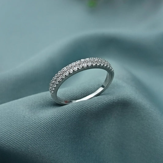 Anillo Medio Sin Fin Doble Hilera 2.5mm