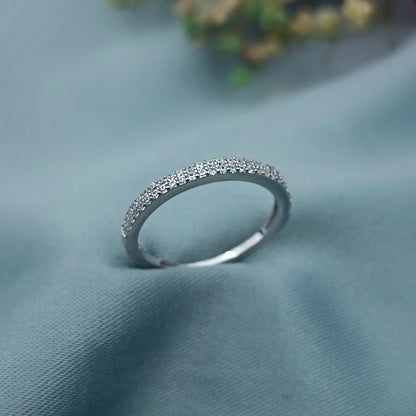 Anillo Medio Sin Fin Dos Hileras 2mm