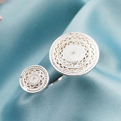 Anillo filigrana Discos