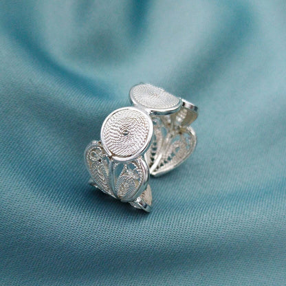 Anillo filigrana dos Círculos 2