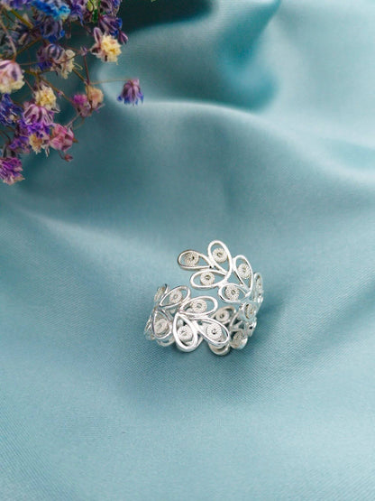 Anillo filigrana Laureles