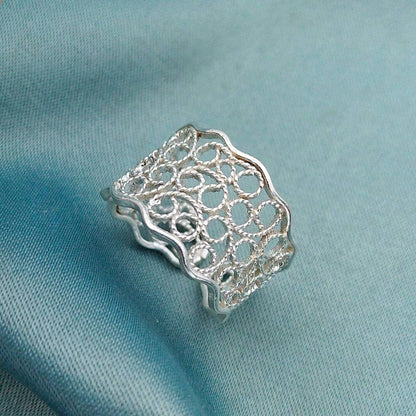 Anillo Filigrana Ondas