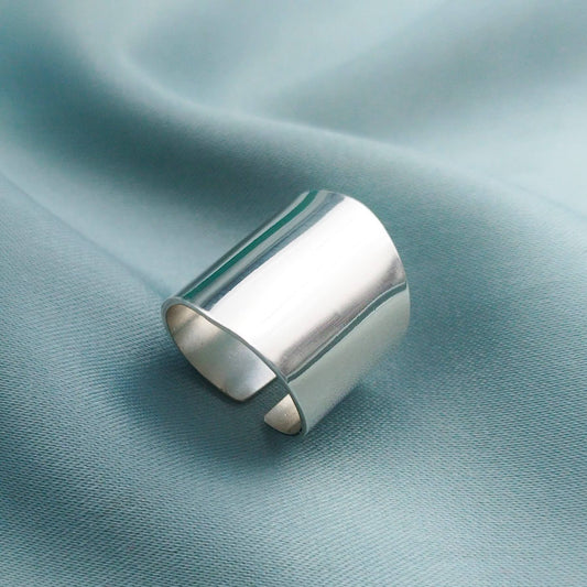 Anillo plano liso 21mm