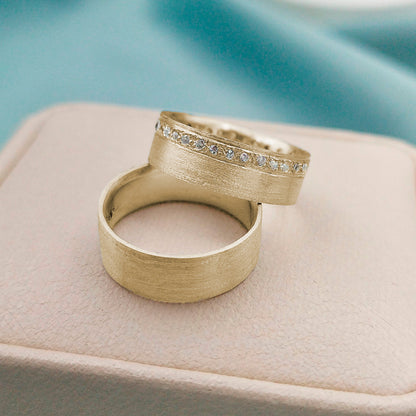 Anillos de matrimonio Sinfin Plata 925 chapado en Oro