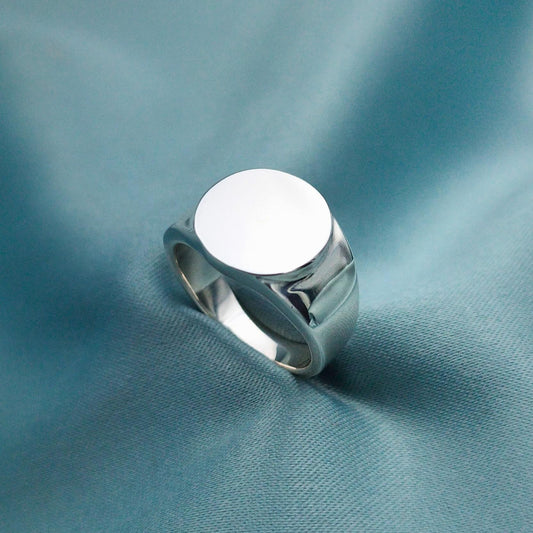 Anillo tipo sello redondo