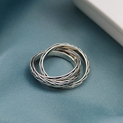 Anillo Triple enlazado trenzado