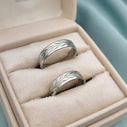 Anillos de matrimonio Florecer Oro 18K
