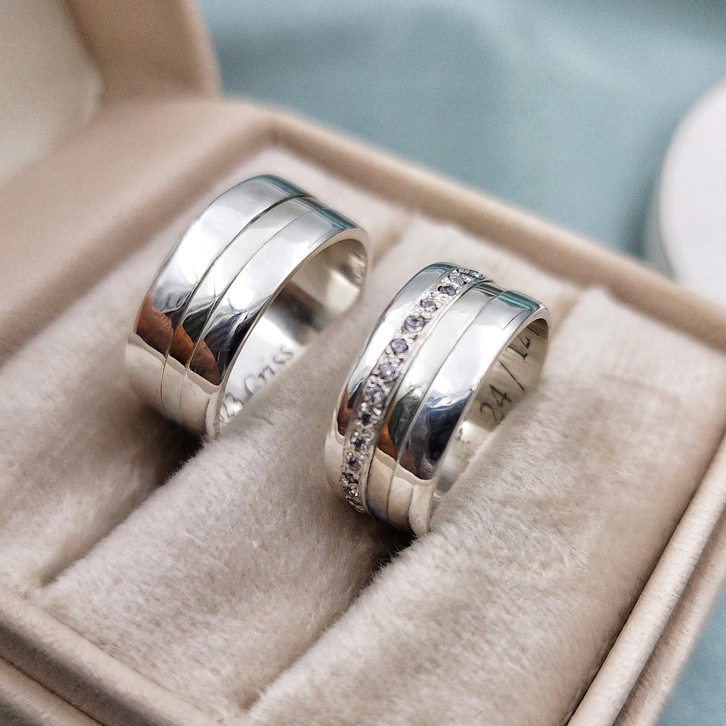 Anillos de matrimonio Unique Plata 925 y Oro 18k