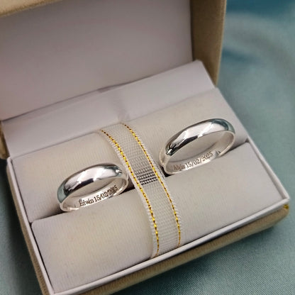 Anillos de matrimonio Classic media caña