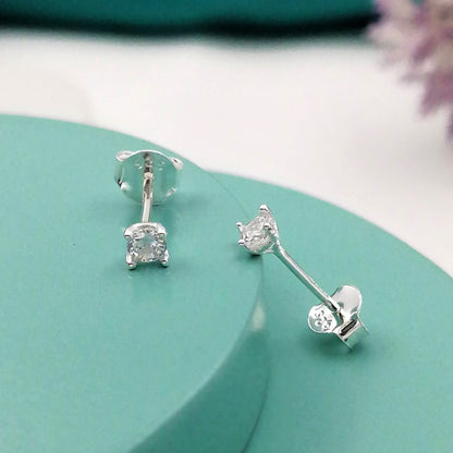 Aretes Circón con caja cónica