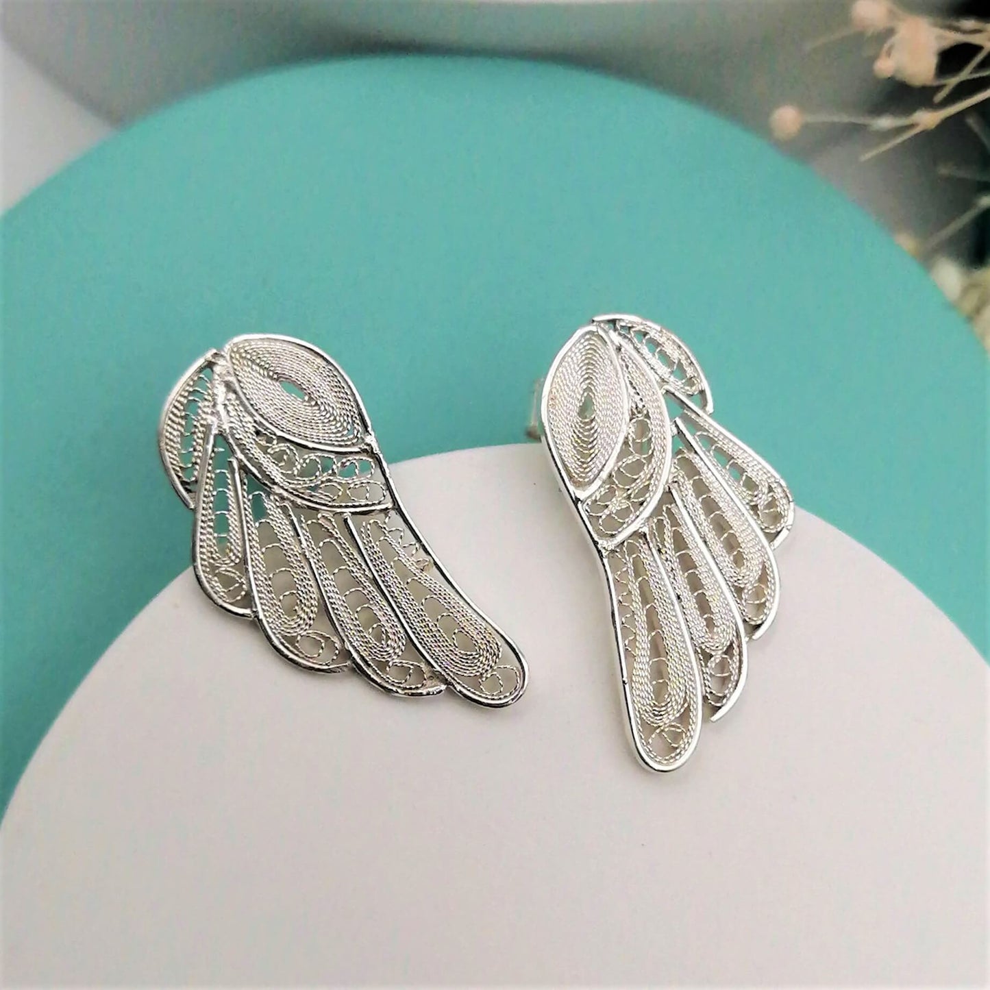 Aretes Alas filigrana
