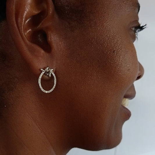 Aretes Nudo Corazón