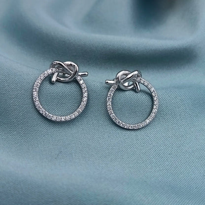 Aretes Nudo Corazón