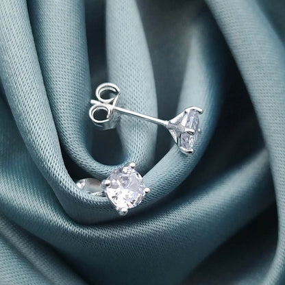 Aretes Circón con caja cónica