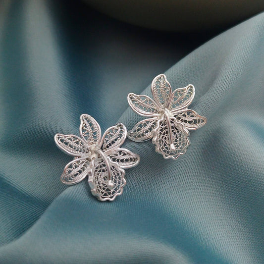 Aretes filigrana Orquídeas