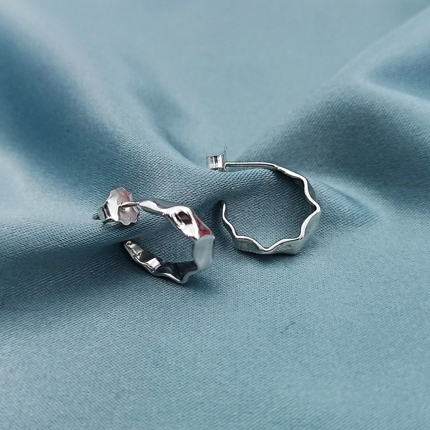 Aretes Hoops Ondulados