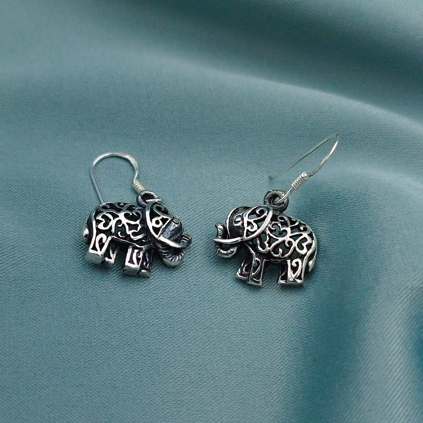 Aretes largos Elefantes Boho Chic