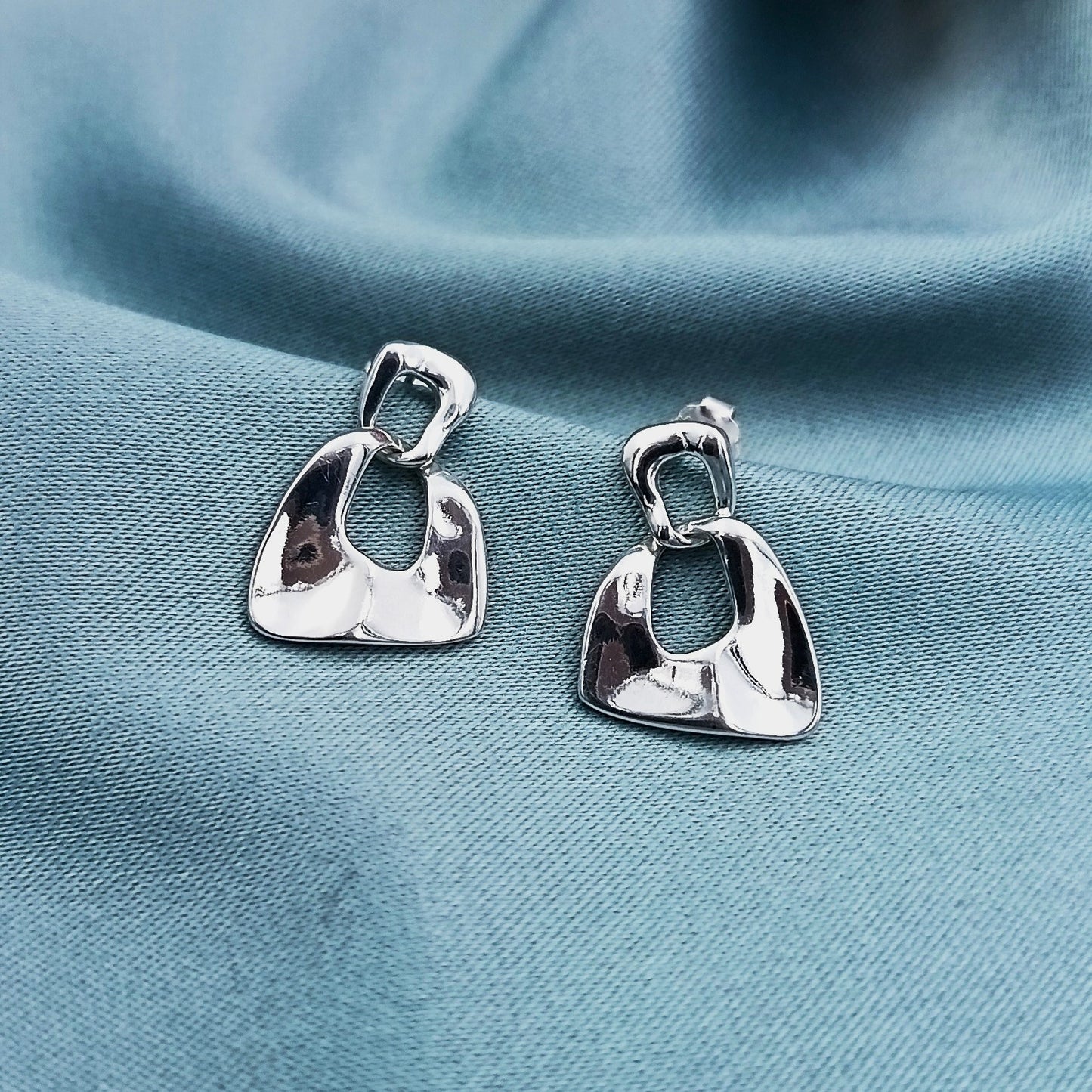 Aretes Largos Trapecios