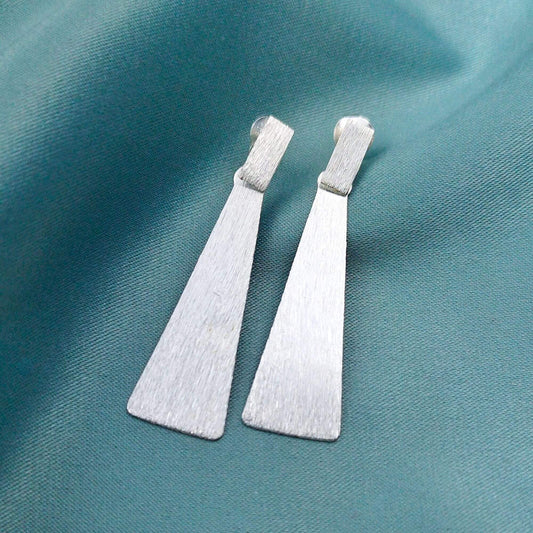 Aretes largos trapecio