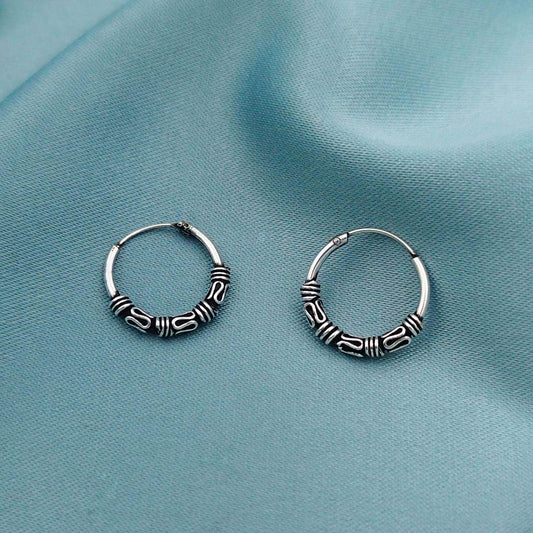 Argollas Tribal con bisagra 6