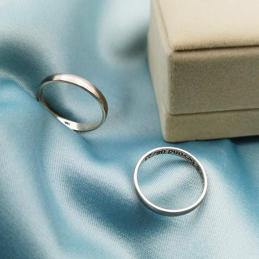 Anillos de matrimonio Classic media caña Oro 18K