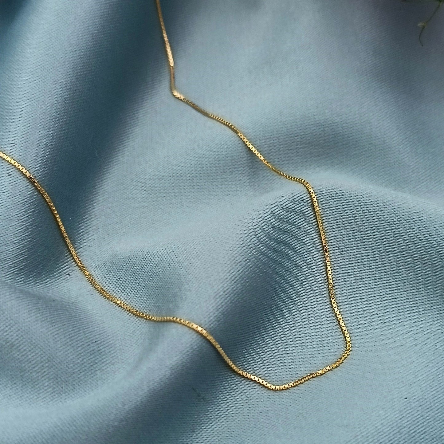 Cadena Veneciana 0.7mm dorada